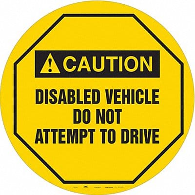 Traffic Sign 20 W 20 H 0.026 Thickness