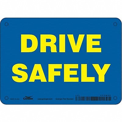 K1451 Traffic Sign 5 in x 7 in Aluminum