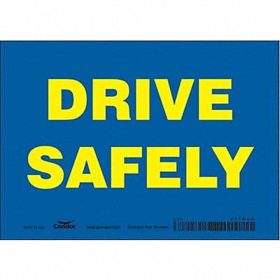 K1451 Safety Sign 5 inx7 in Vinyl