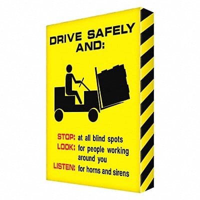 Safety Sign 24 in Aluminum