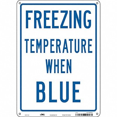 Safety Sign 14 inx10 in Aluminum