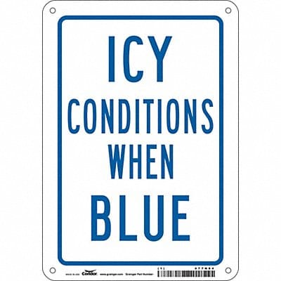 Safety Sign 10 inx7 in Aluminum