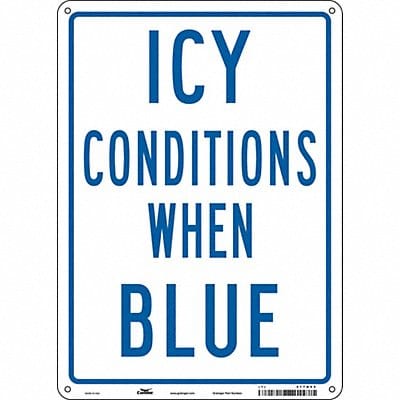 Safety Sign 14 inx10 in Aluminum