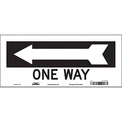 K1472 Safety Sign 6 1/2 in x 14 in Vinyl