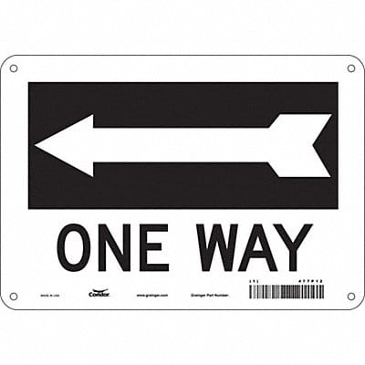 Safety Sign 7 in x 10 in Polyethylene