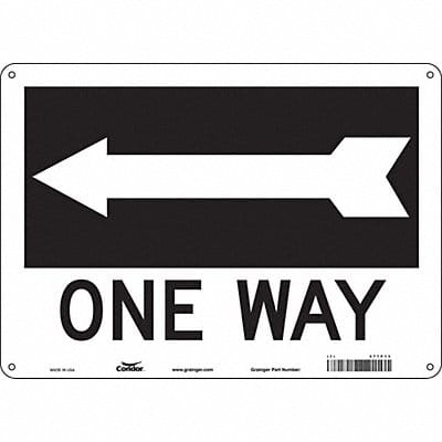 Safety Sign 10 in x 14 in Polyethylene