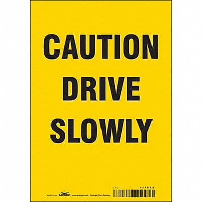 Safety Sign 10 inx7 in Vinyl