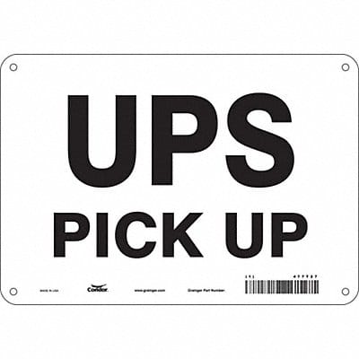 Safety Sign 7 inx10 in Polyethylene