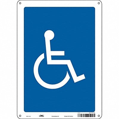 Safety Sign 14 inx10 in Aluminum