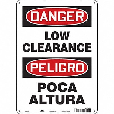 Safety Sign 14 in x 10 in Aluminum