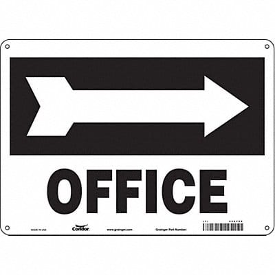 K1758 Safety Sign 10 in x 14 in Aluminum