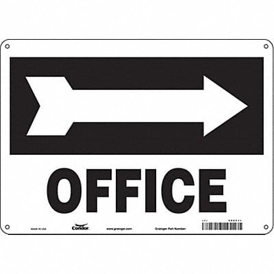 K1758 Safety Sign 10 in x 14 in Polyethylene