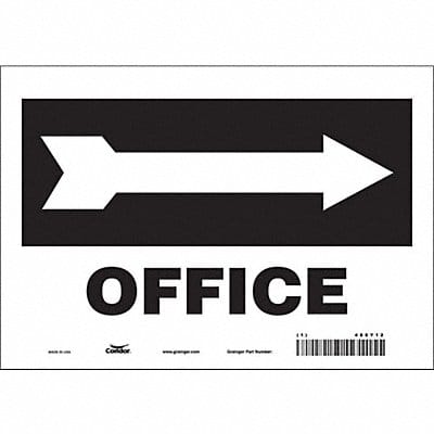 K1758 Safety Sign 7 in x 10 in Vinyl