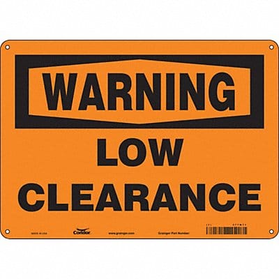 Safety Sign 10 in x 14 in Aluminum
