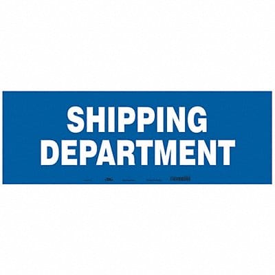 Safety Sign 10 in x 28 in Vinyl Safety Sign 10 in x 28 in Vinyl