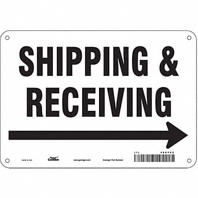 K1778 Safety Sign 7 in x 10 in Aluminum