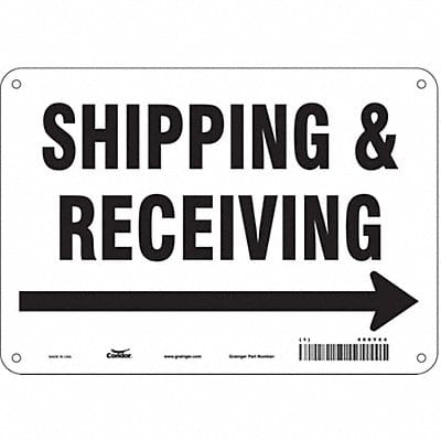 K1778 Safety Sign 7 inx10 in Polyethylene