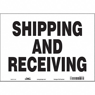 K1780 Safety Sign 10 inx14 in Vinyl