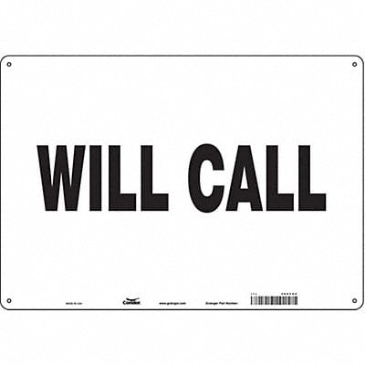 K1874 Safety Sign 14 in x 20 in Aluminum
