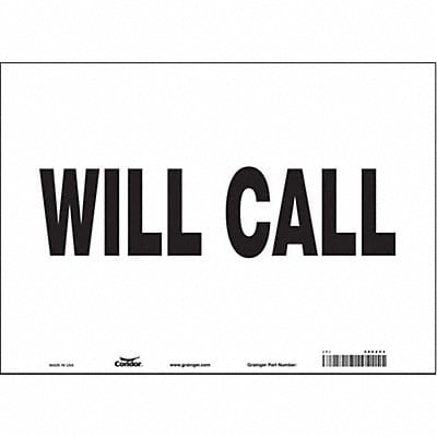 K1874 Safety Sign 10 in x 14 in Vinyl