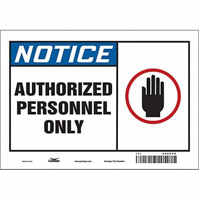 Safety Sign 7 inx10 in Vinyl