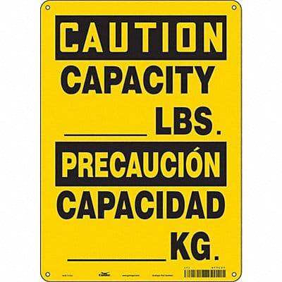 Safety Sign 14 inx10 in Aluminum
