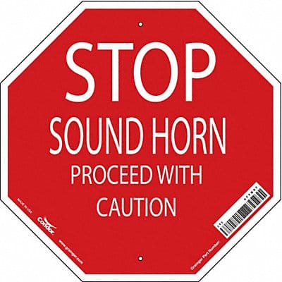 Safety Sign 18 inx18 in Polyethylene
