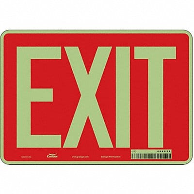 Safety Sign 7 inx10 in Polyethylene