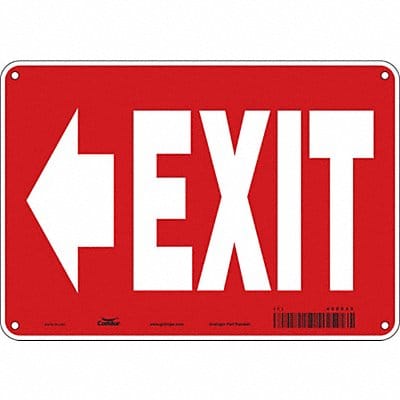 Safety Sign 7 in x 10 in Aluminum