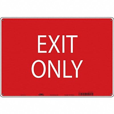 K1742 Safety Sign 14 in x 20 in Aluminum