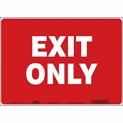 K1742 Safety Sign 10 in x 14 in Vinyl