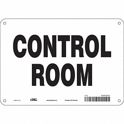 Safety Sign 7 in x 10 in Aluminum