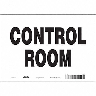 Safety Sign 7 in x 10 in Vinyl