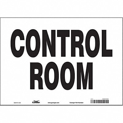 Safety Sign 10 in x 14 in Vinyl