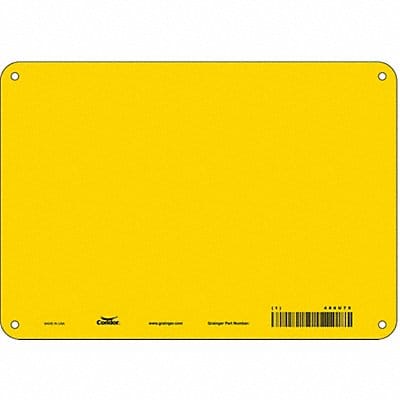 Safety Sign 7 inx10 in Polyethylene PK10