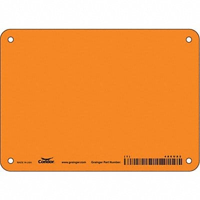 Safety Sign 5 in x 7 in Aluminum
