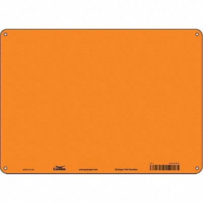 Safety Sign 10 inx14 in Aluminum