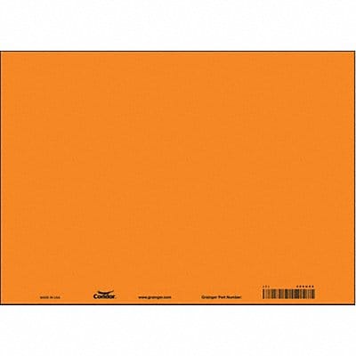 Safety Sign 10 in x 14 in Vinyl PK10
