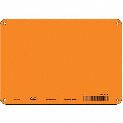 Safety Sign 7 in x 10 in Polyethylene