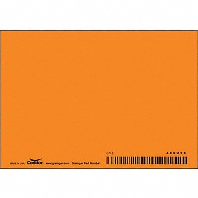 Safety Sign 3 1/2 inx5 in Vinyl