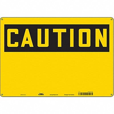 Safety Sign 14 inx20 in Polyethylene