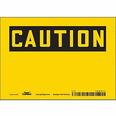 Safety Sign 5 inx7 in Vinyl