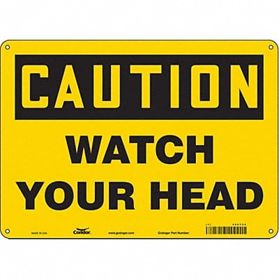 Safety Sign 10 inx14 in Aluminum