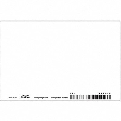 Safety Sign 4 in x 6 in Vinyl PK10