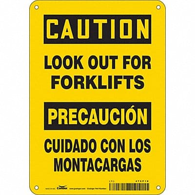 Safety Sign 10 inx7 in Polyethylene