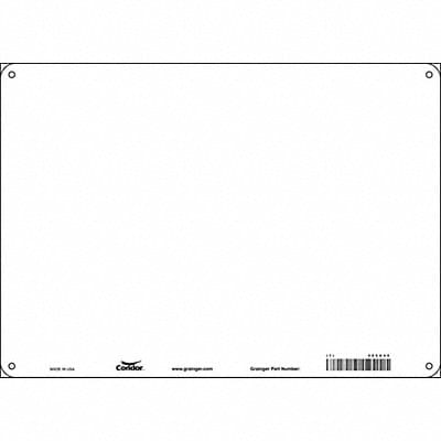 Safety Sign 10 inx14 in Aluminum PK10