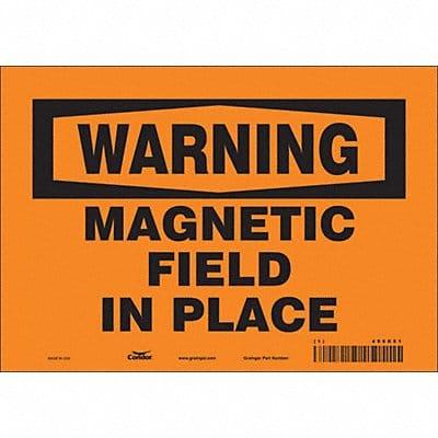 Safety Sign 7 inx10 in Vinyl