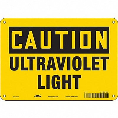 Safety Sign 7 inx10 in Polyethylene