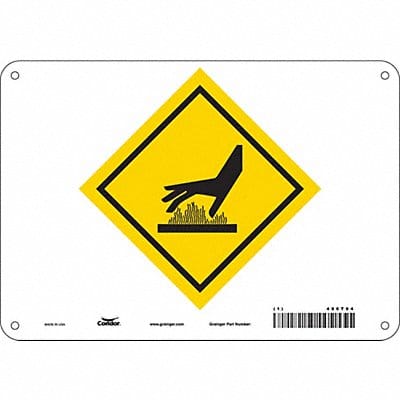 Safety Sign 7 inx10 in Polyethylene