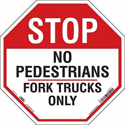 Safety Sign 24 inx24 in Vinyl